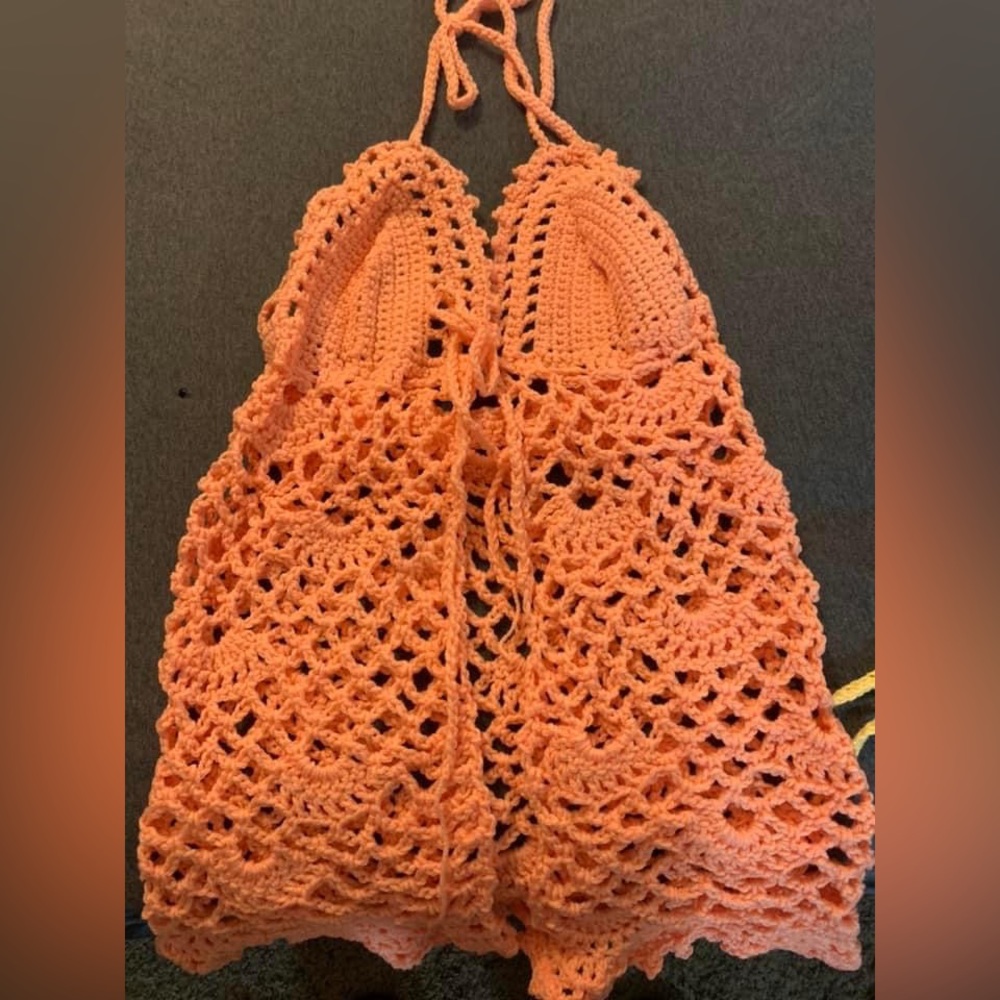 Crochet by me. This is a night time nightie 🙃
